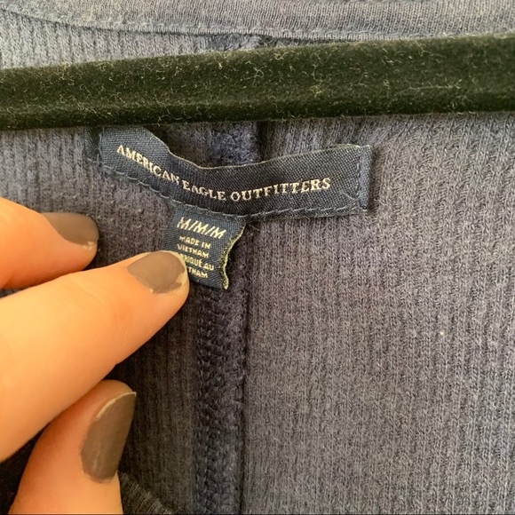 American Eagle waffle henley - Picture 3 of 3